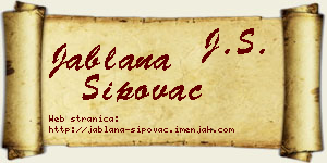 Jablana Šipovac vizit kartica